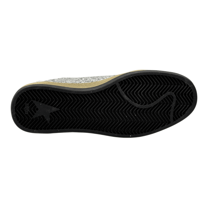 Golden Goose Ball Star Sneakers 'Platinum White Glitter'