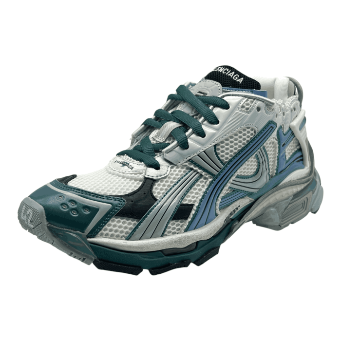 Balenciaga Runner Sneakers 'White Green Blue'