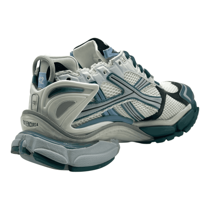 Balenciaga Runner Sneakers 'White Green Blue'