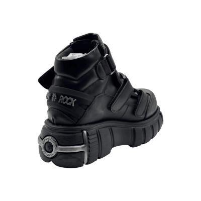 New Rock ANKLE BOOT 'BLACK TANK' M-WALL MID