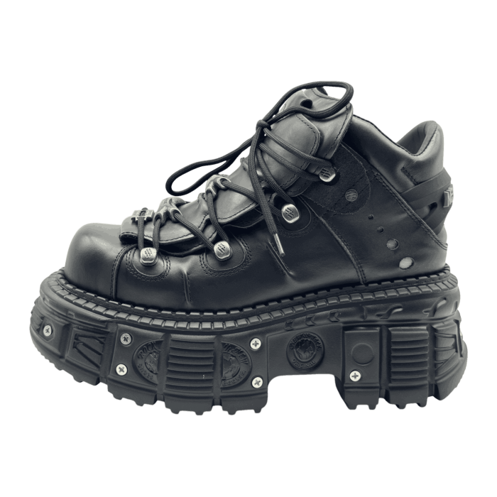 New Rock ANKLE BOOT BLACK IMPERFECT  Premium