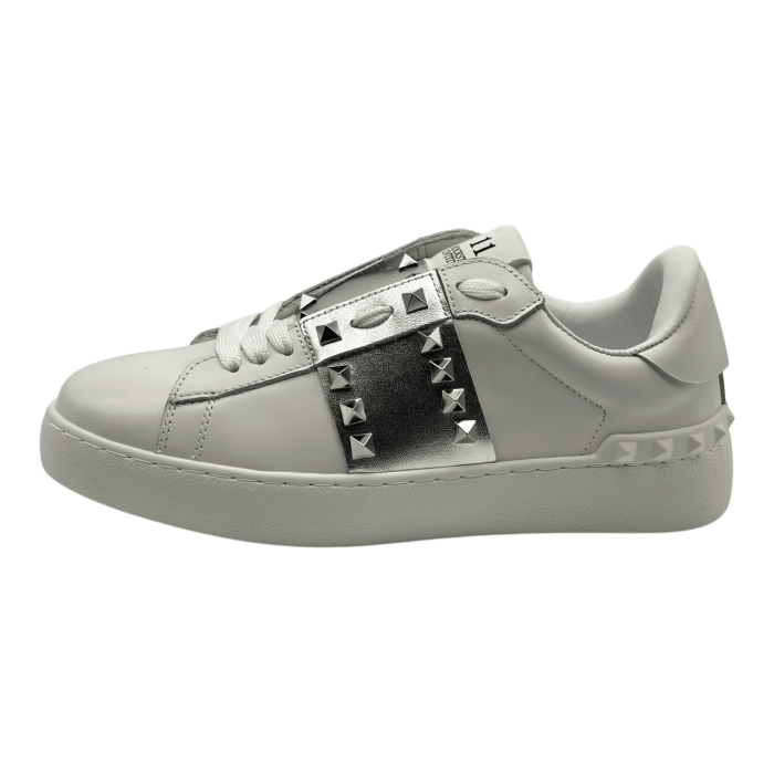 Valentino Rockstud 'Untitled - White Silver Metallic'