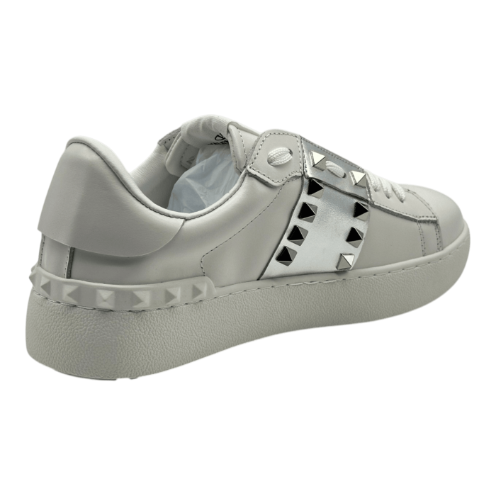 Valentino Rockstud 'Untitled - White Silver Metallic'