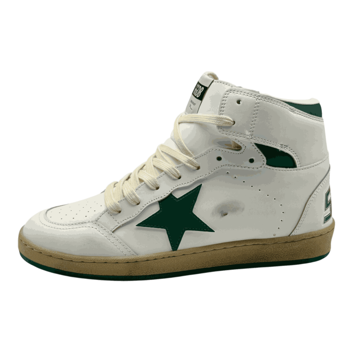 Golden Goose  Sky Star High 'White Green'