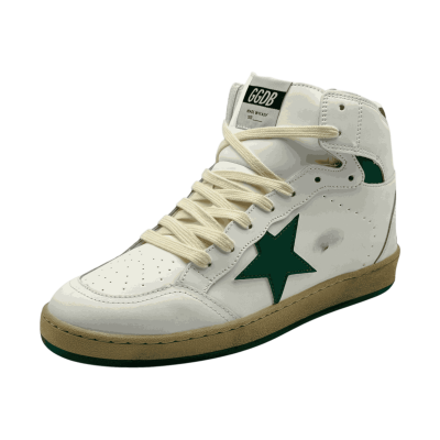 Golden Goose  Sky Star High 'White Green'
