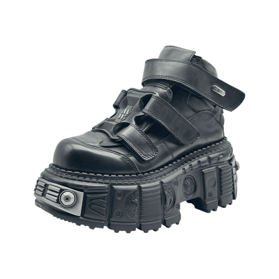 New Rock ANKLE BOOT 'BLACK TANK' M-WALL