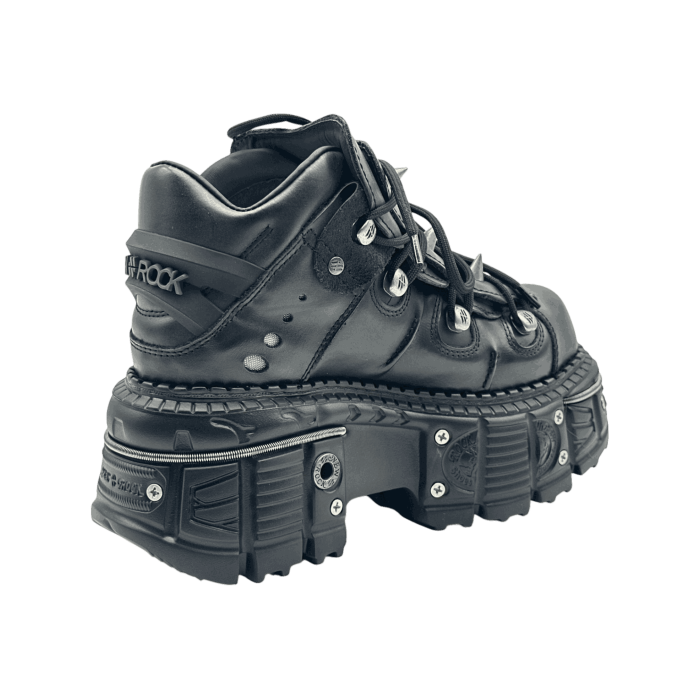 New Rock ANKLE BOOT  Spikes 'Black'