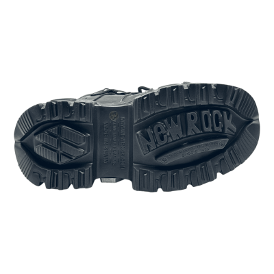 New Rock ANKLE BOOT  Spikes 'Black'
