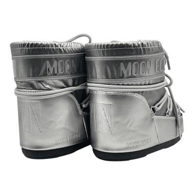 Moon Boot Icon Quilt Low Boot 'Silver Grey'