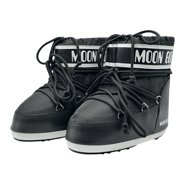 Moon Boot Icon Low Nylon Boot 'Black'