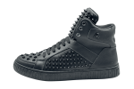 Philipp Plein High-Top Spike Star 'Black'