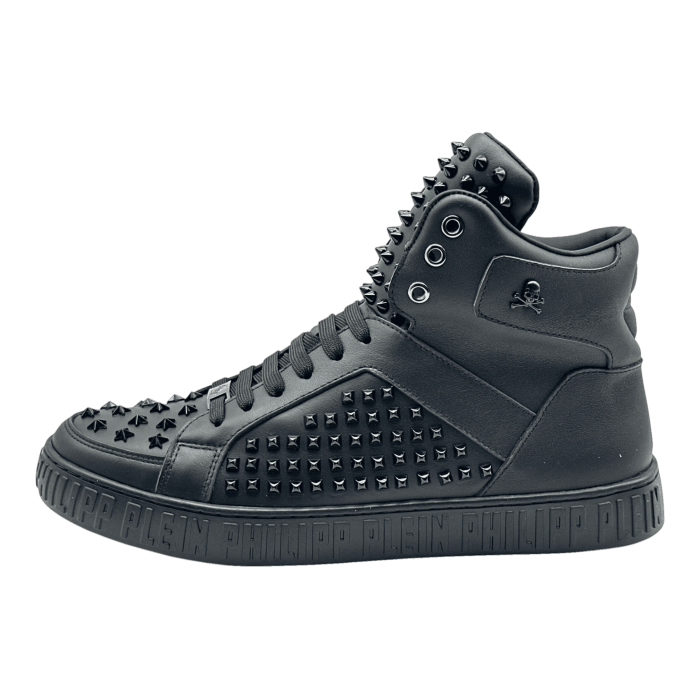 Philipp Plein High-Top Spike Star 'Black'