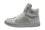 Philipp Plein High-Top Spike Star 'White'