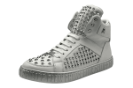 Philipp Plein High-Top Spike Star 'White'