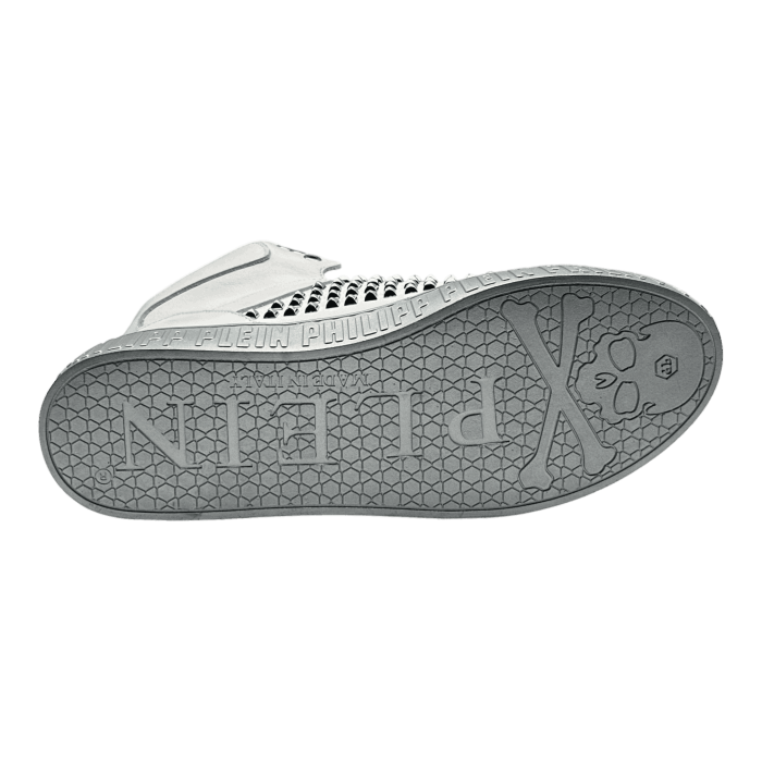 Philipp Plein High-Top Spike Star 'White'