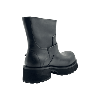 Balenciaga Venom Leather Bike Boots 'Black'