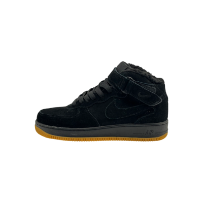 Nike Air Force 1 Mid Suede 'Black Gum' Winter