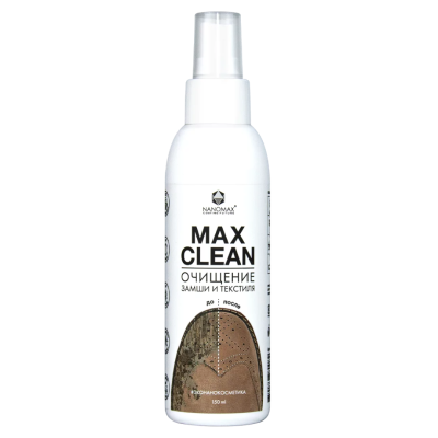 Nanomax Max Clean-Очищение замши и текстиля 150ml
